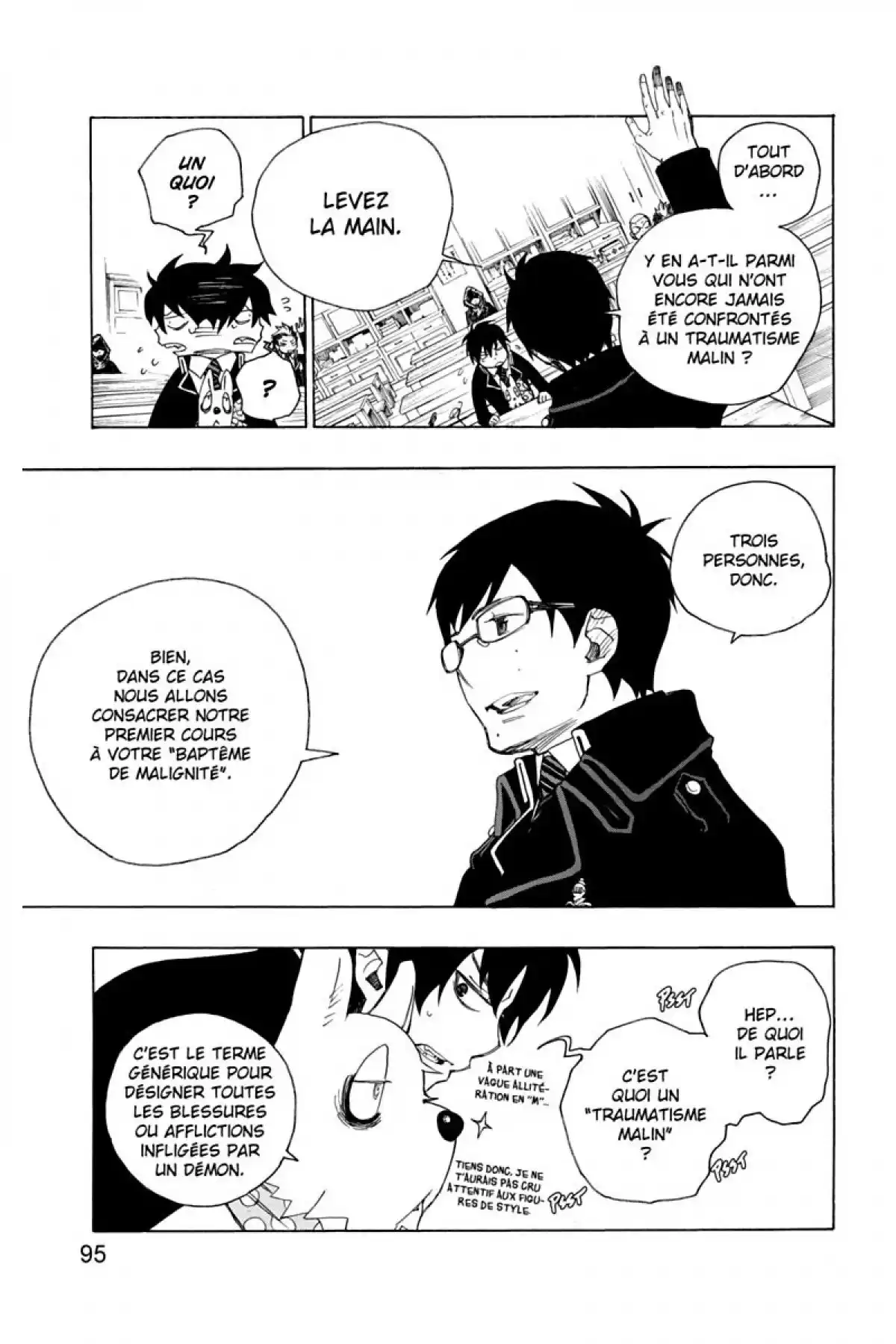 Blue Exorcist Volume 1 page 95