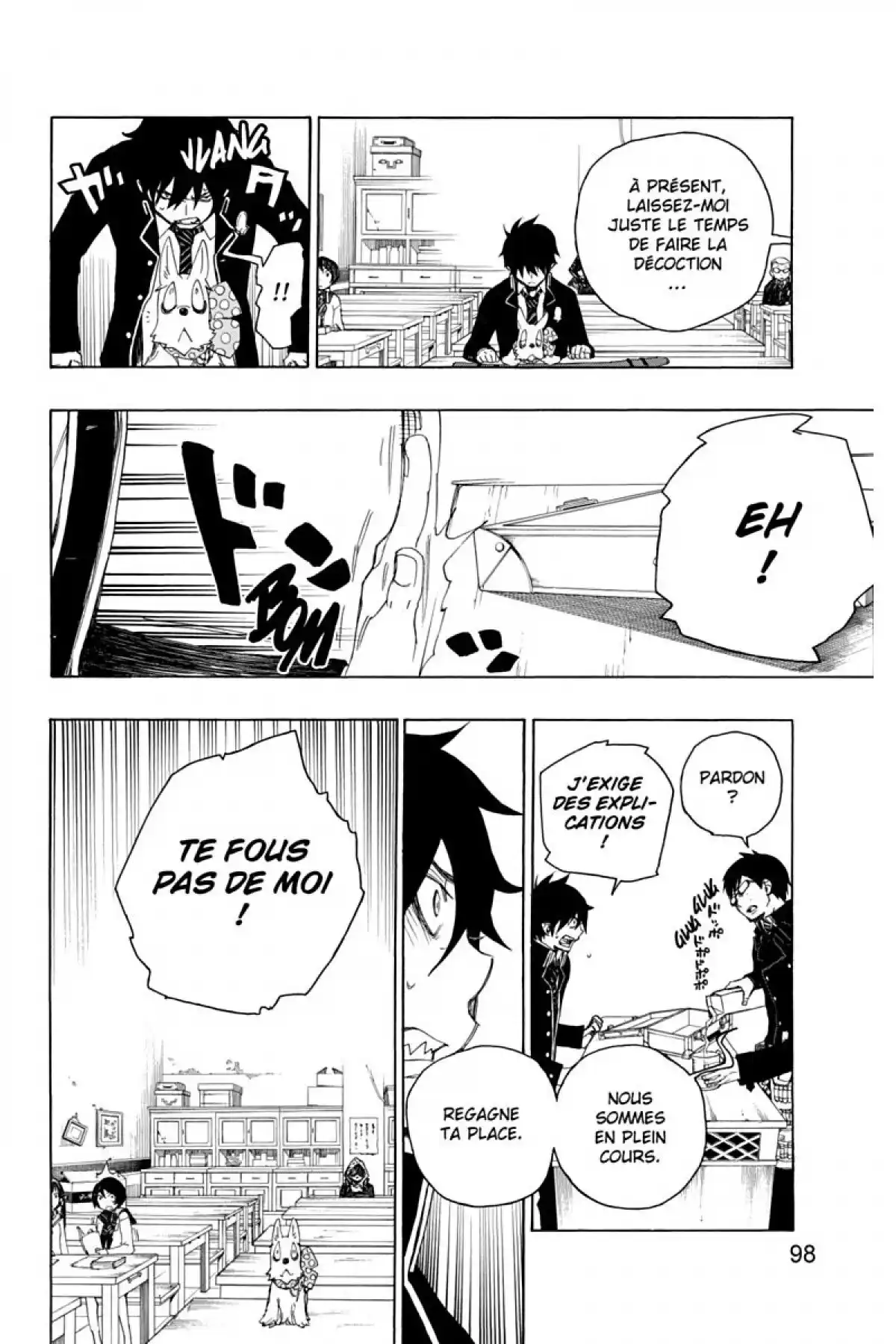 Blue Exorcist Volume 1 page 98