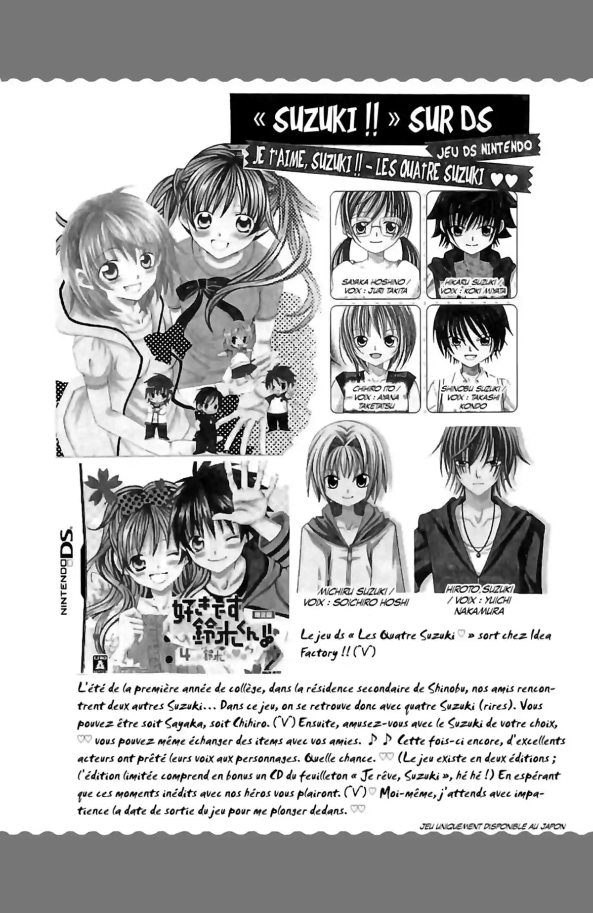 Je t’aime Suzuki !! Volume 8 page 6