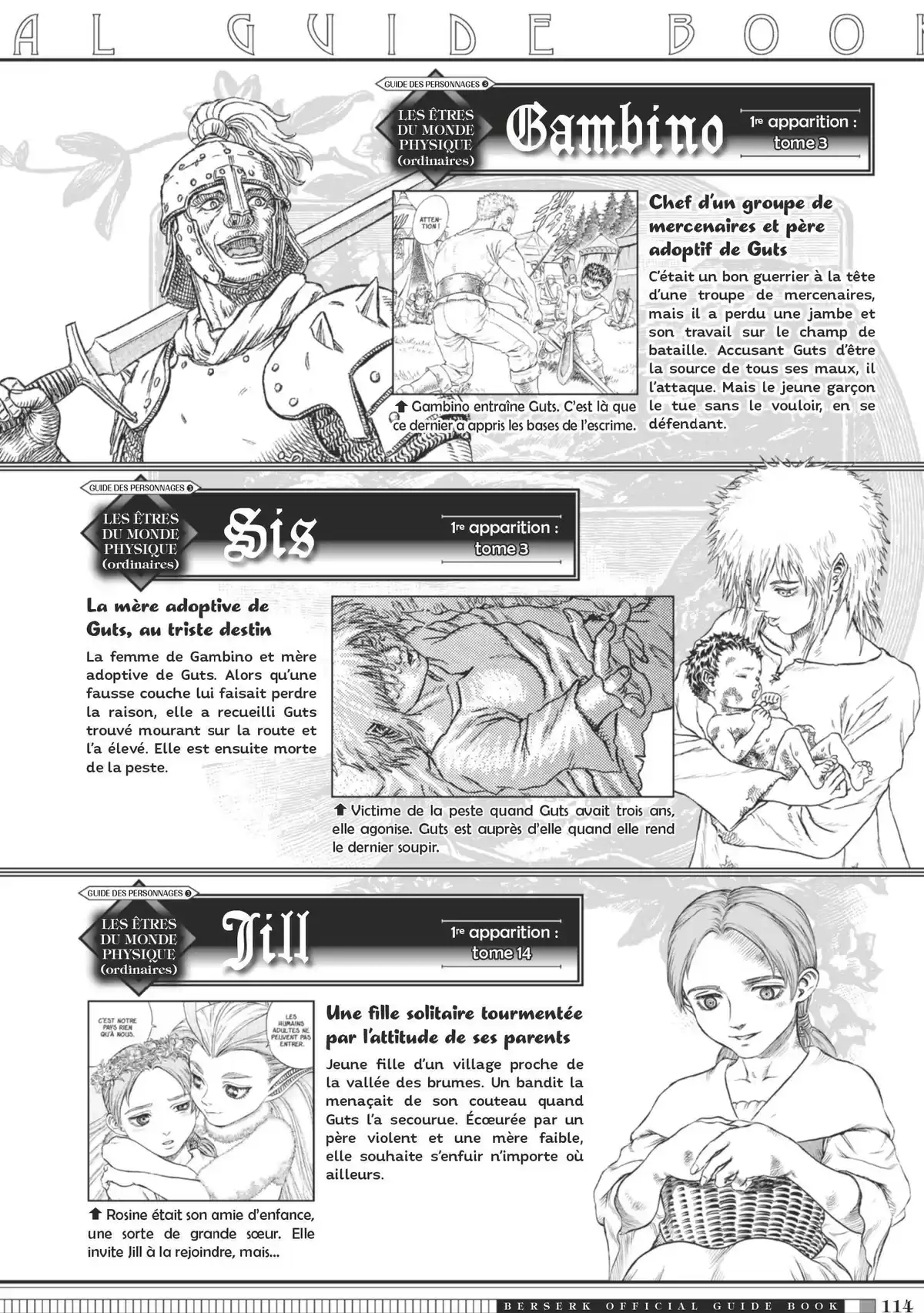 Berserk Official Guide Book Guidebook page 115