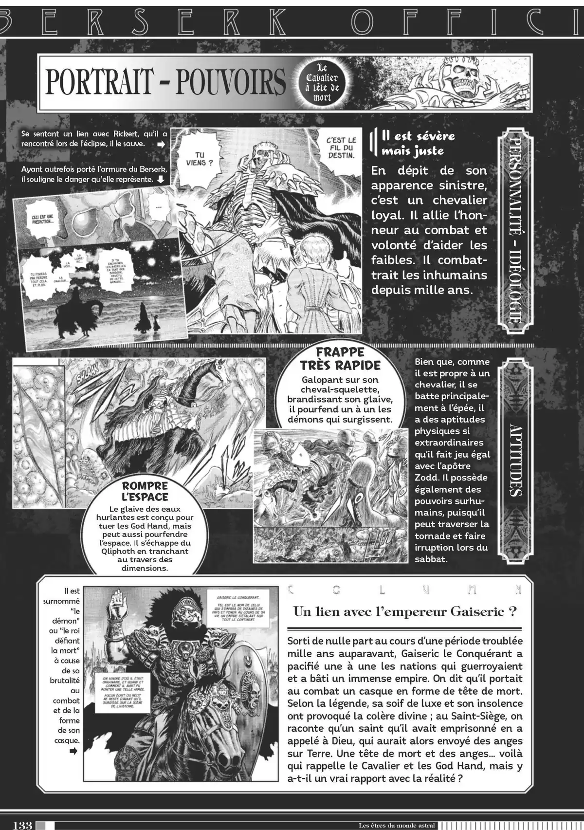 Berserk Official Guide Book Guidebook page 134