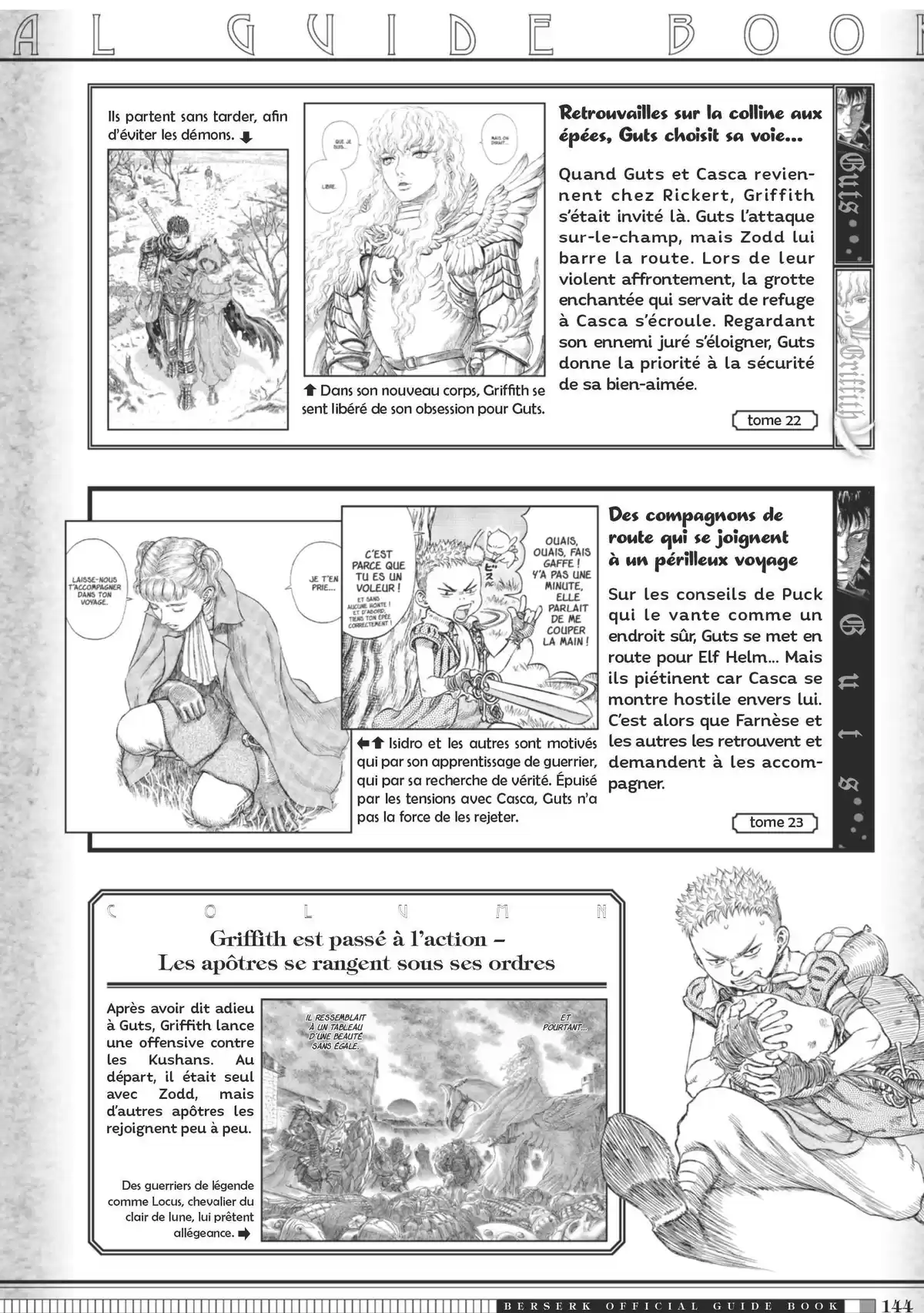 Berserk Official Guide Book Guidebook page 145