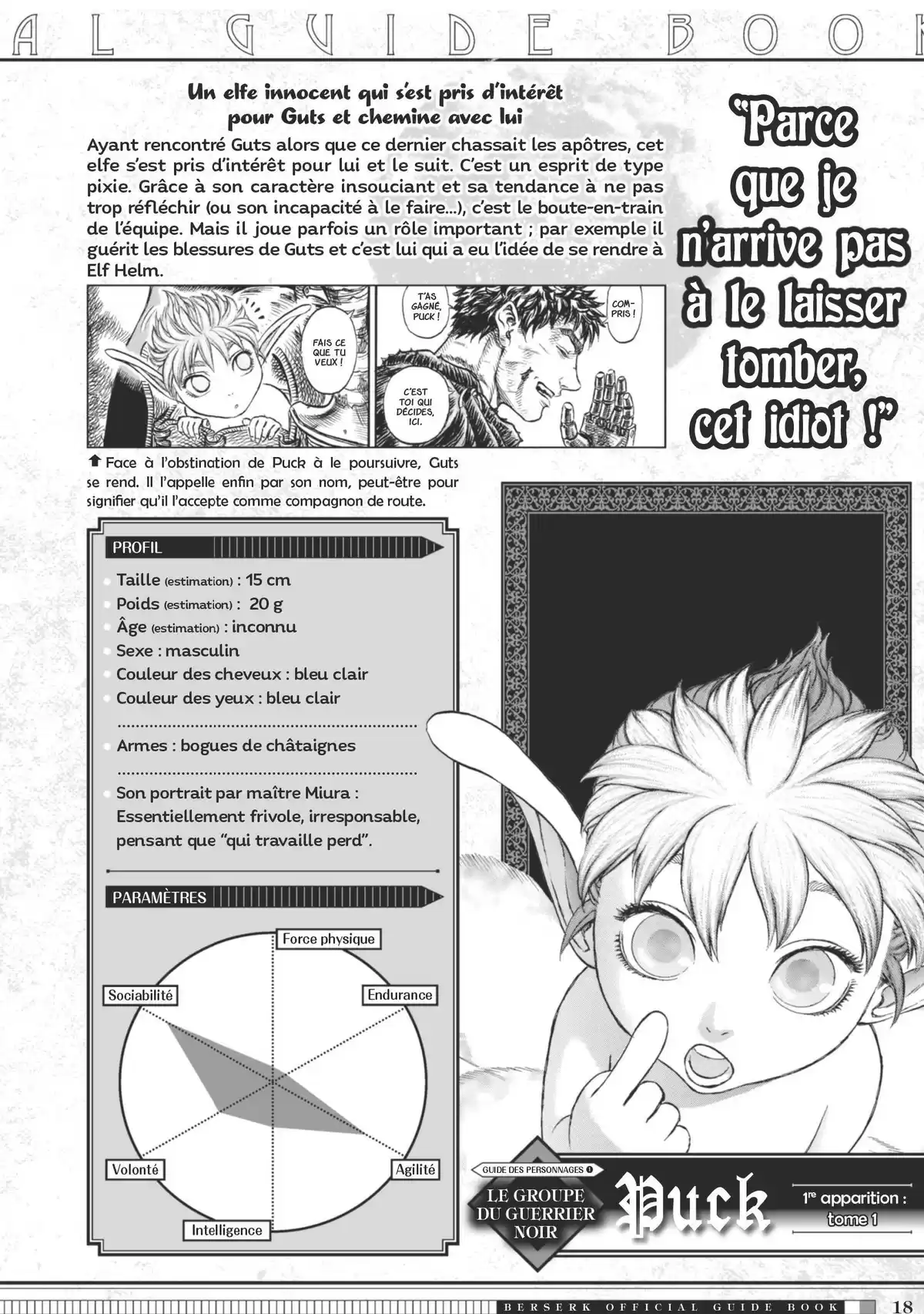 Berserk Official Guide Book Guidebook page 19