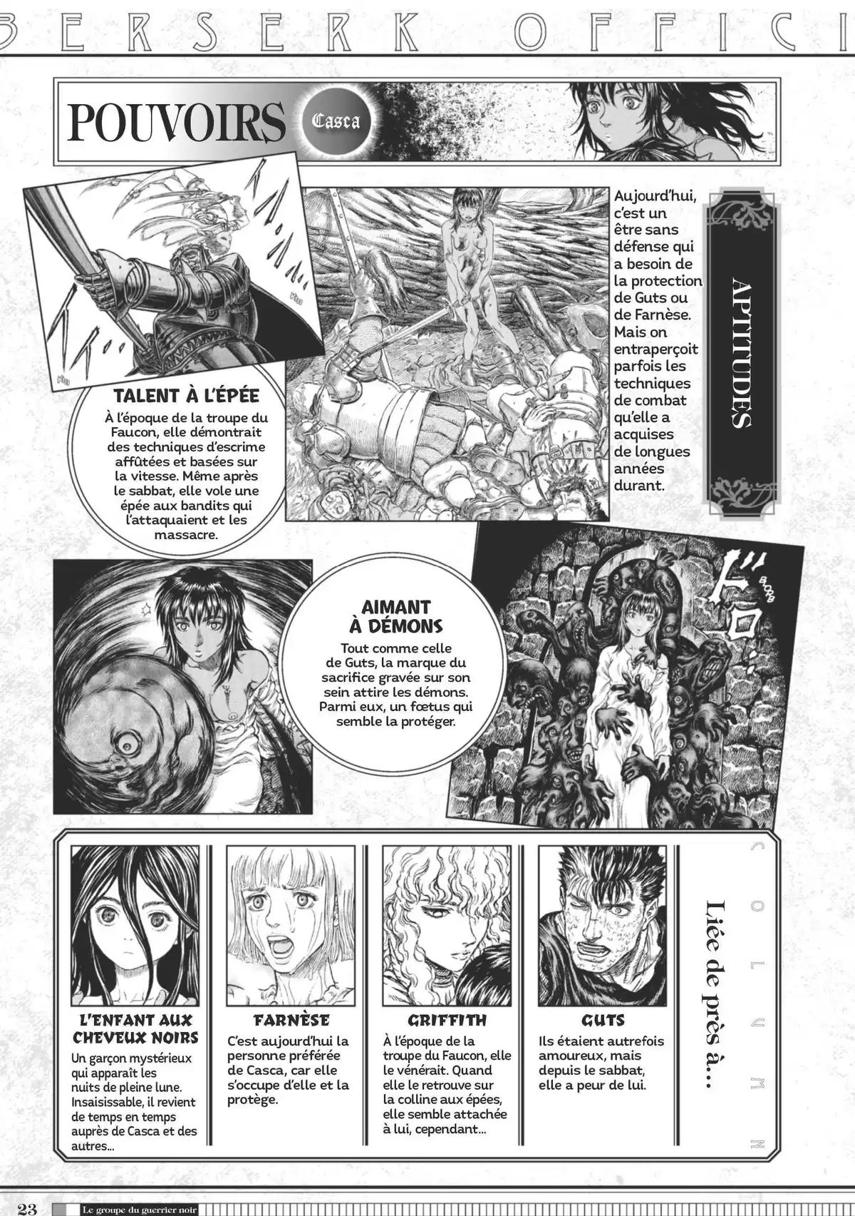 Berserk Official Guide Book Guidebook page 24