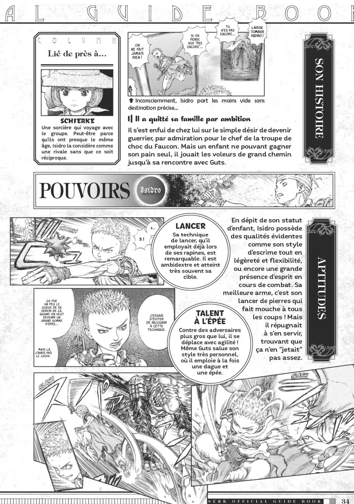 Berserk Official Guide Book Guidebook page 35