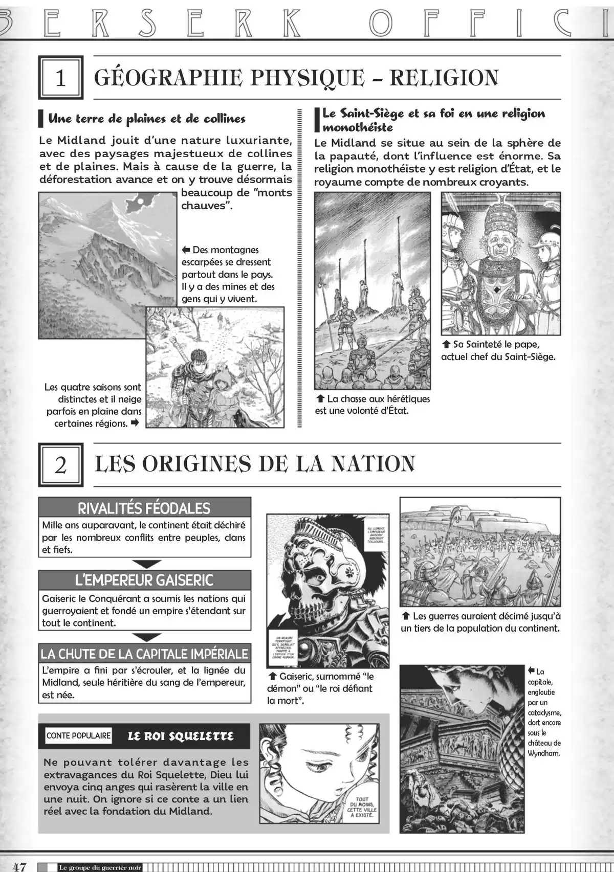 Berserk Official Guide Book Guidebook page 48
