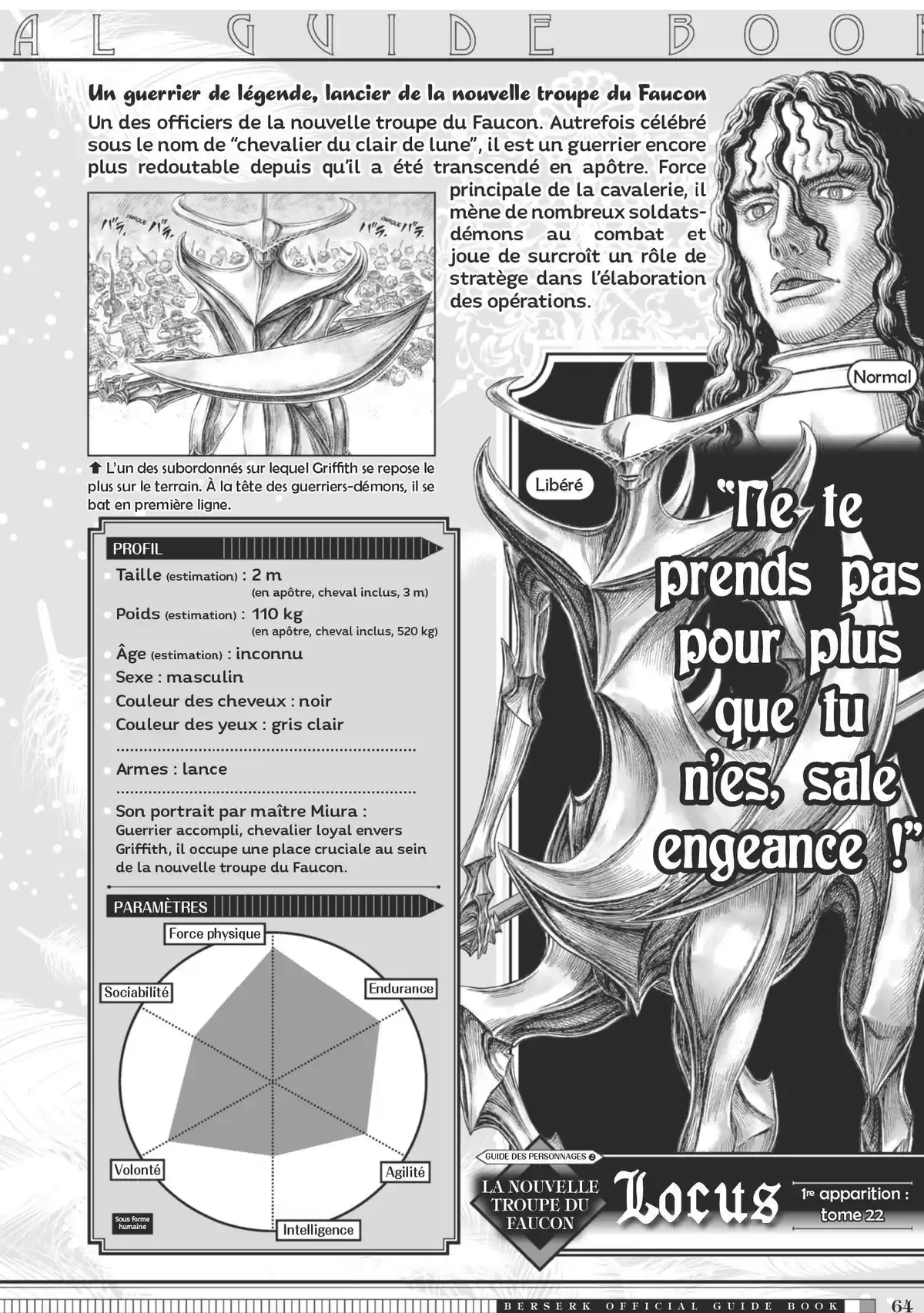 Berserk Official Guide Book Guidebook page 65
