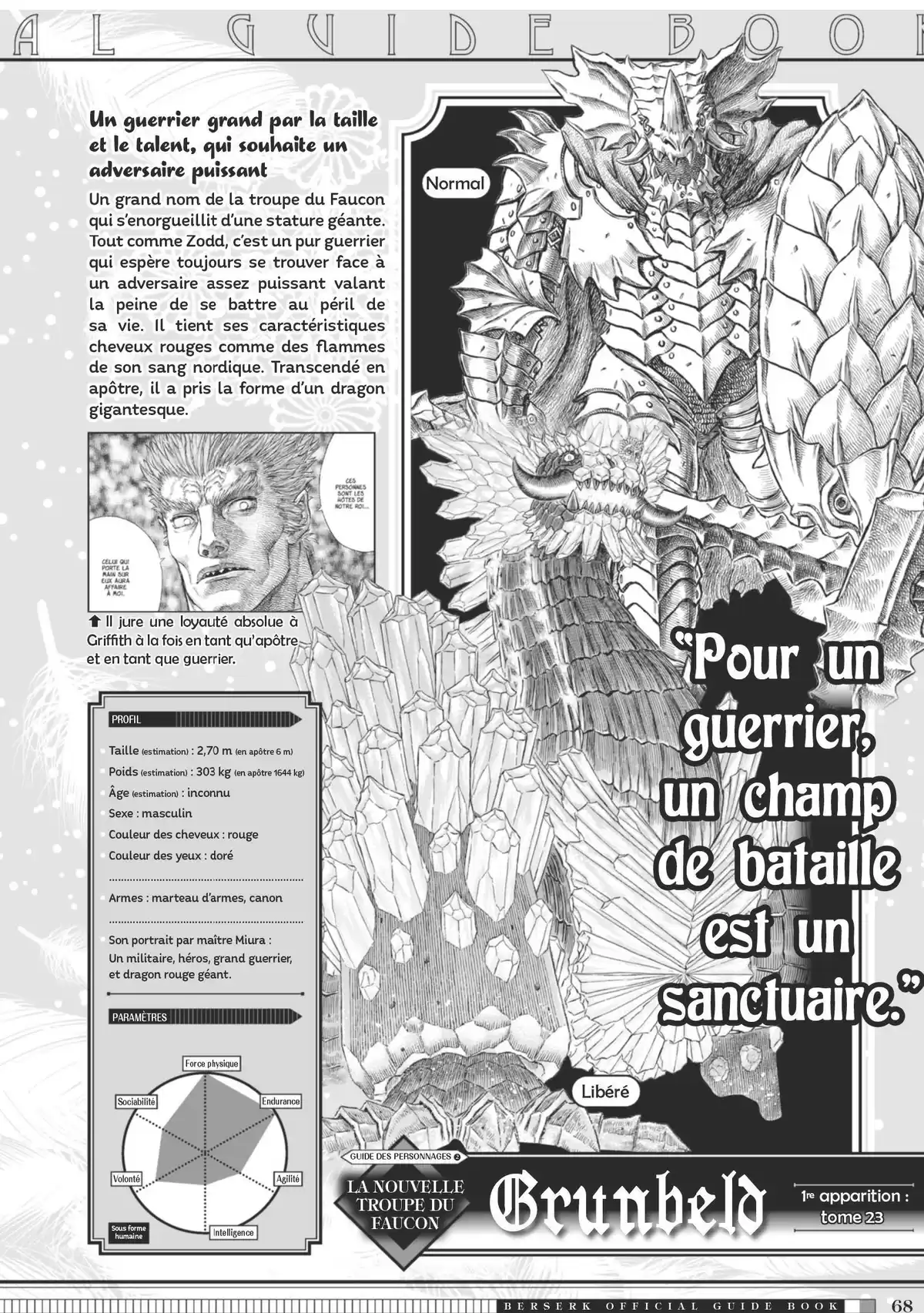 Berserk Official Guide Book Guidebook page 69