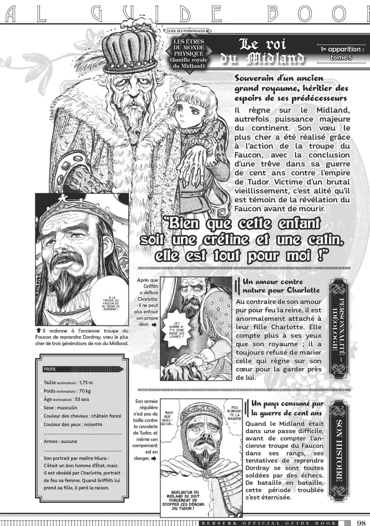 Berserk Official Guide Book Guidebook page 99